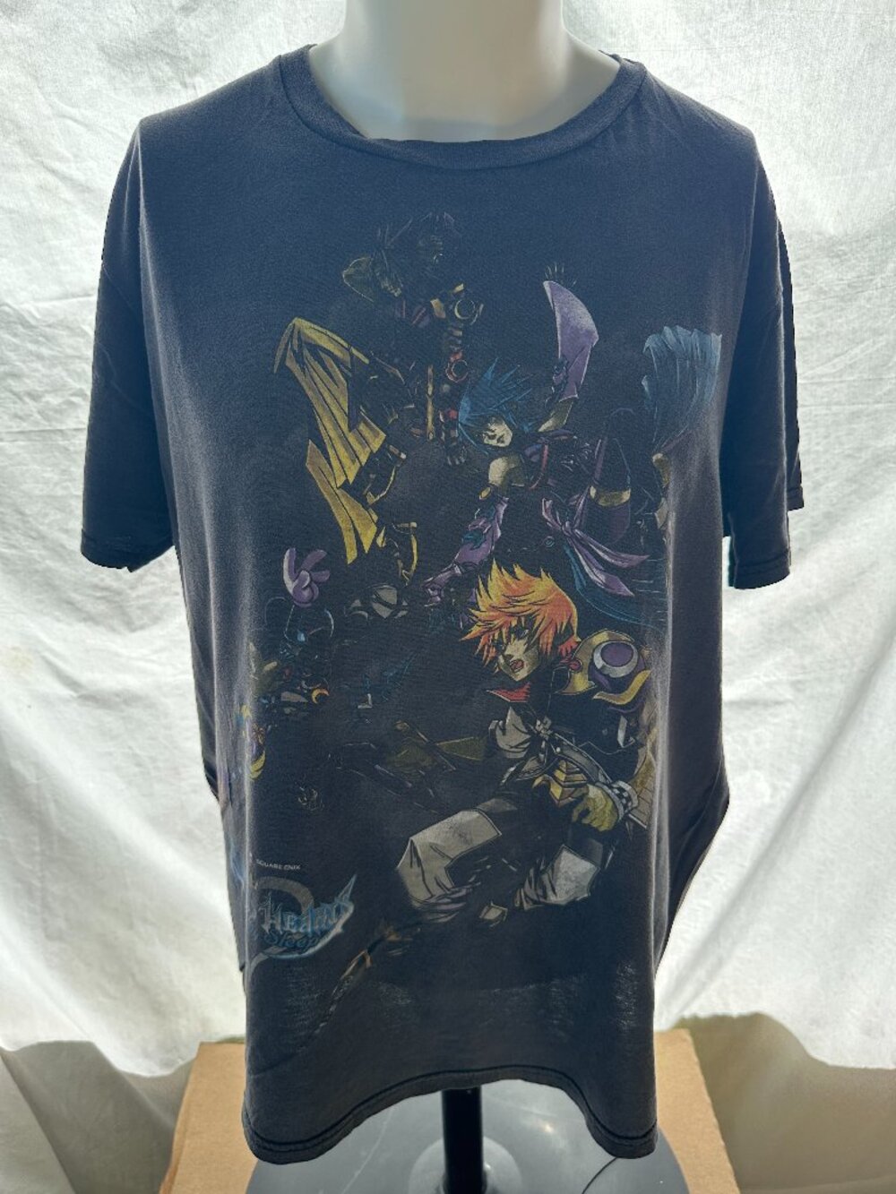 Kingdom Hearts Birth by Sleep Terra Aqua Ventus Men's Black T Shirt Size XL Mad